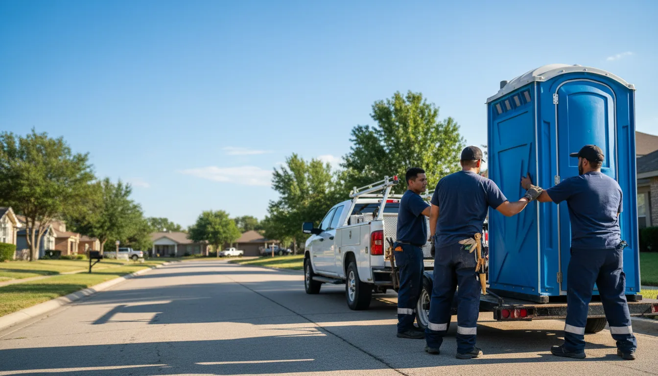 Portable Toilet Rental in Dibble, OK near me